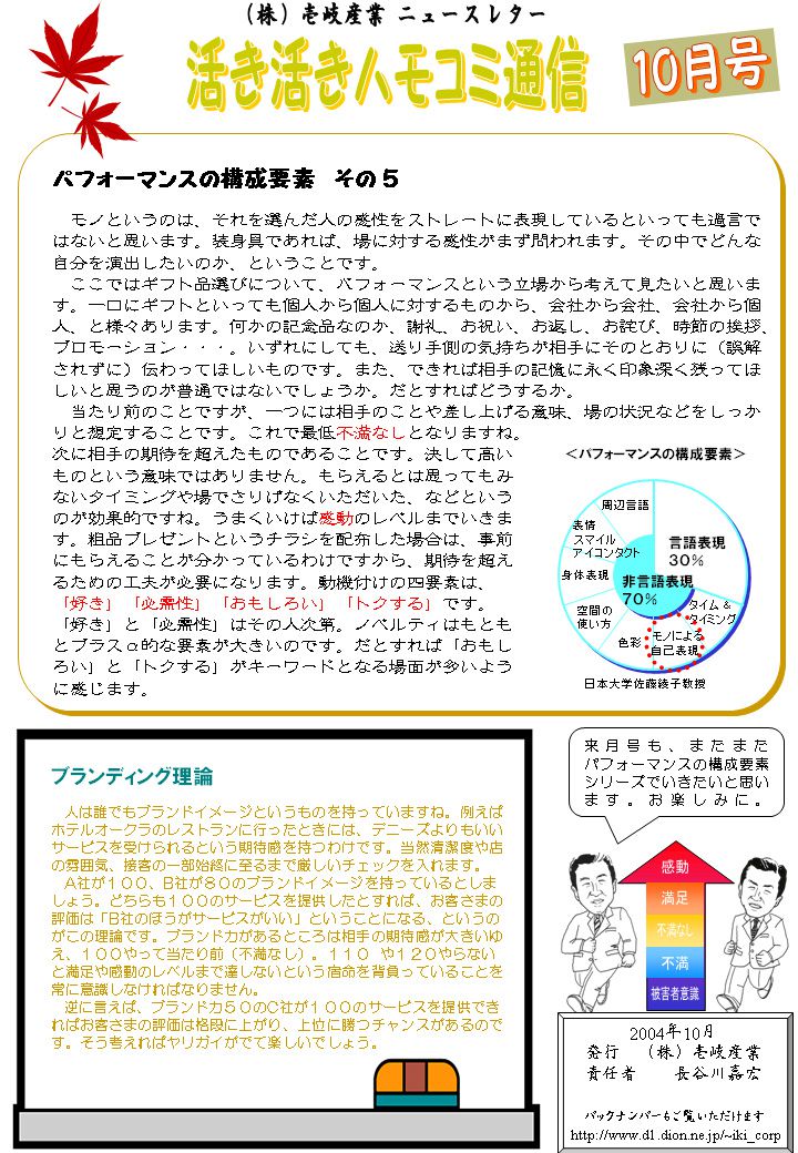 ハモコミ通信2004.10