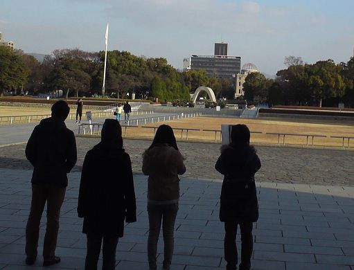 2014年は、平和記念公園から
