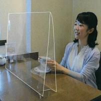 透明簡易パーテーション　仕切り