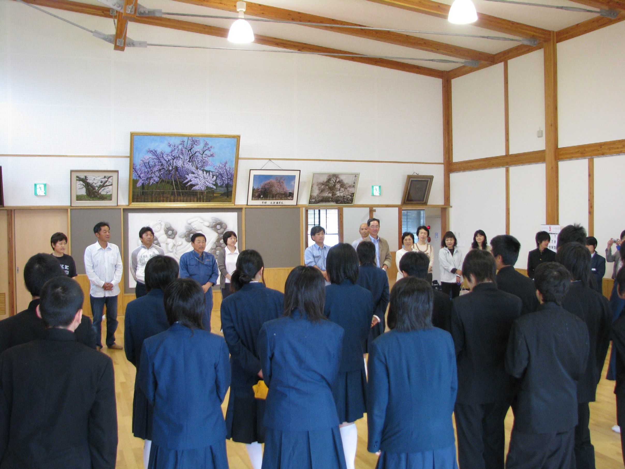 大田中学校の皆さん、お元気で！！