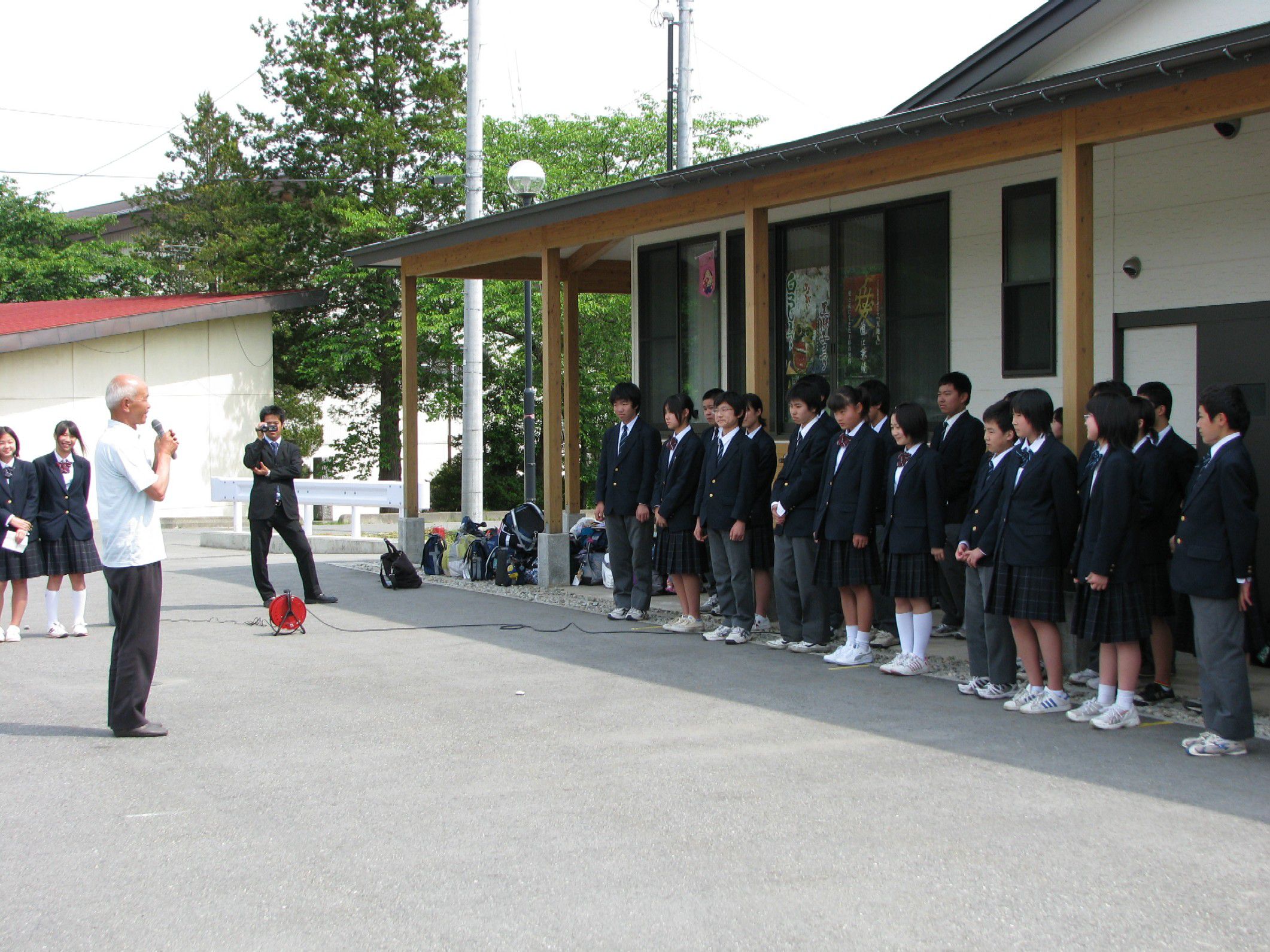 三田中学校の皆さん、さようなら！
