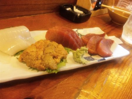今日のお肴→うに