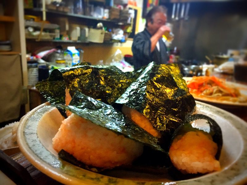 居酒屋さんの「つや姫おにぎり」デー!!