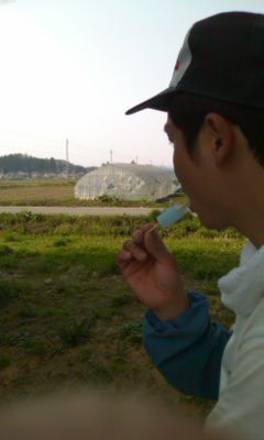 休憩中