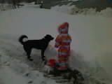 雪遊び