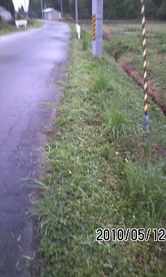 通学路の草刈り・・・