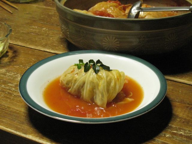rollcabbage・・・エゾシカ・トマト煮込み