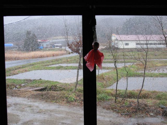 冬の雨嵐