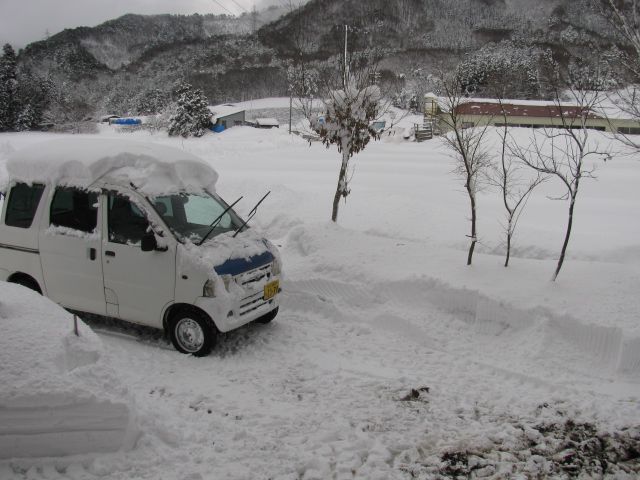 ん～結構降った