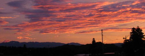 夏は・・・・・夕暮れ