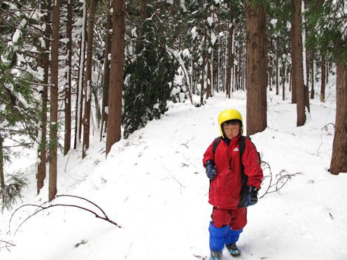 チビ助と山へ行く