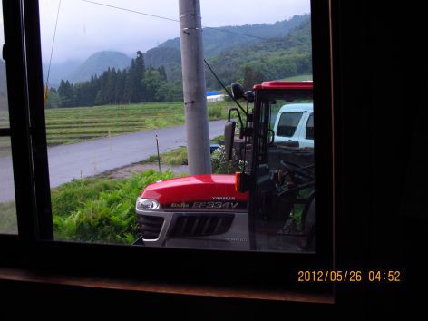 雨上がりの朝　午前4時半