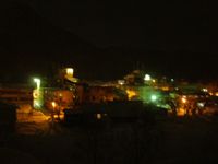 雪降りました