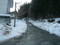 雪が解けた