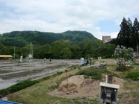 田んぼアート準備