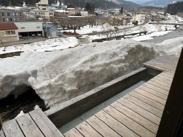 足湯再開