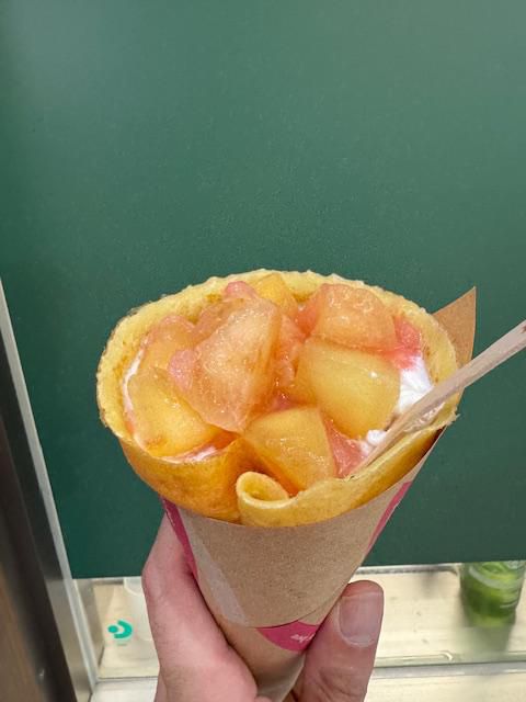 桃ごろっと濃厚ハニークリーム