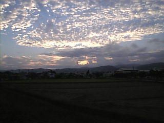 夕焼け雲