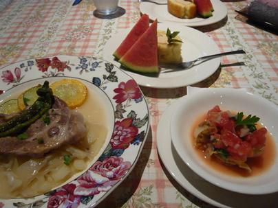 ジュアン「次回料理教室のご案内」