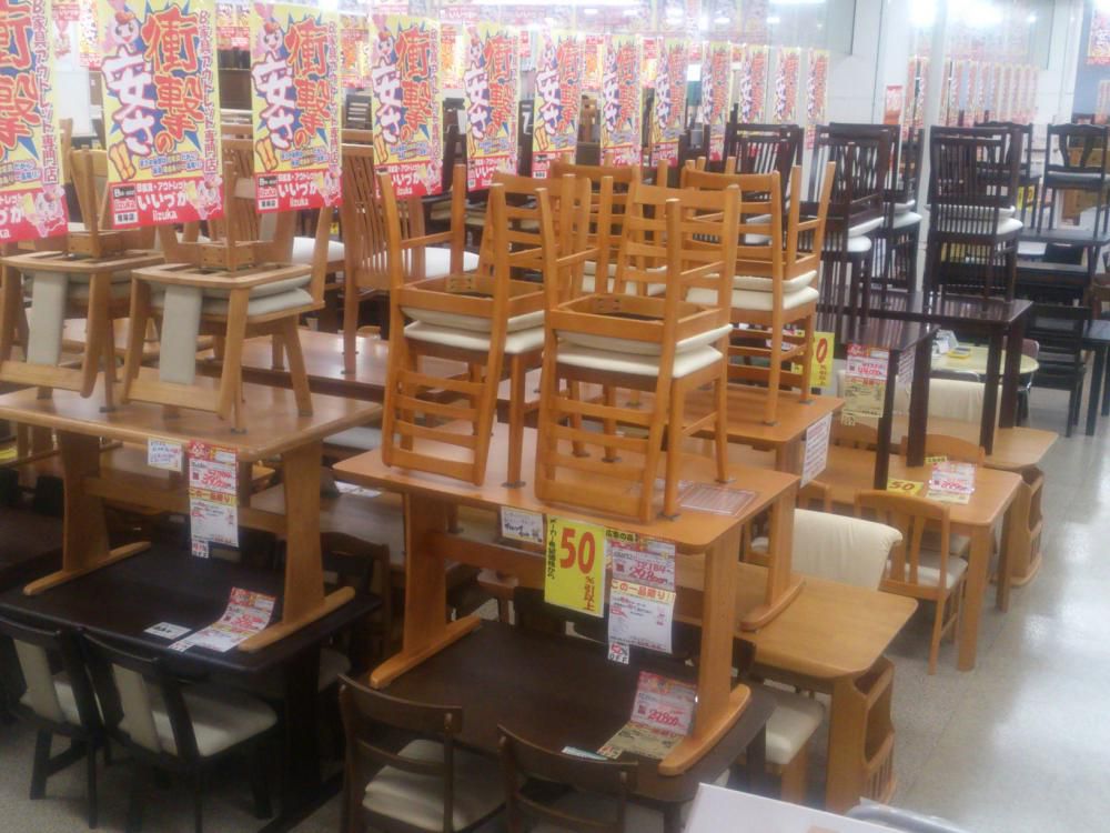 食堂セット大量展示中!!