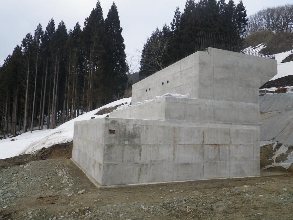 平成22年度<br>古口地区下部工工事（山形県最上郡戸沢村大字古口地内）