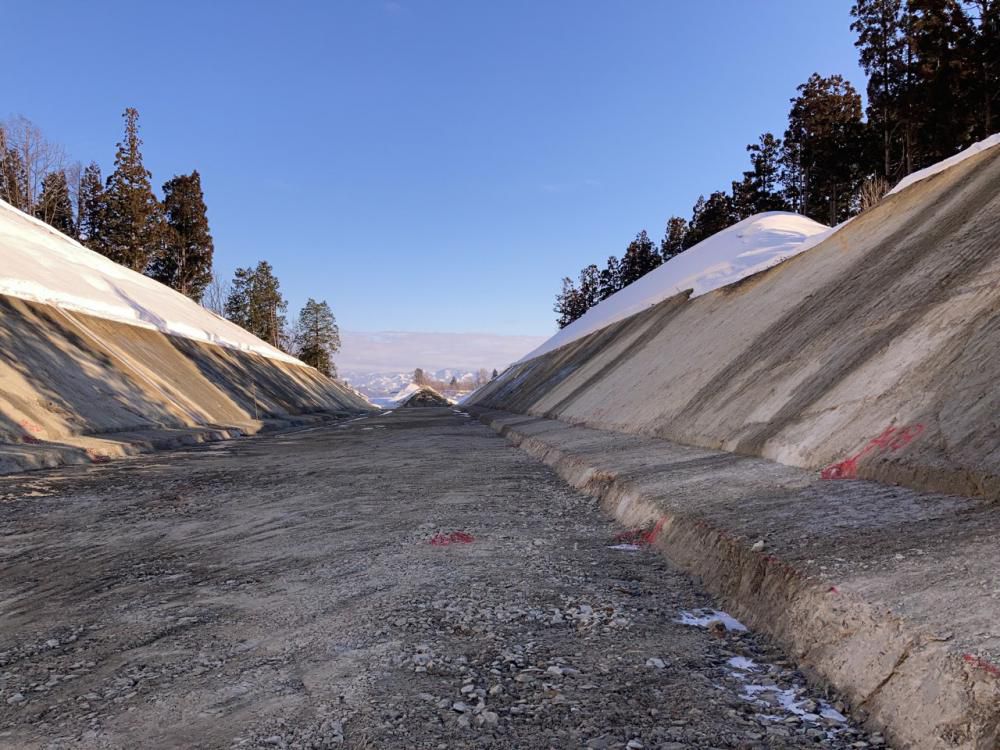 《令和3年度東北地方整備局長表彰》<br>令和2年度<br>大原口地区道路改良工事