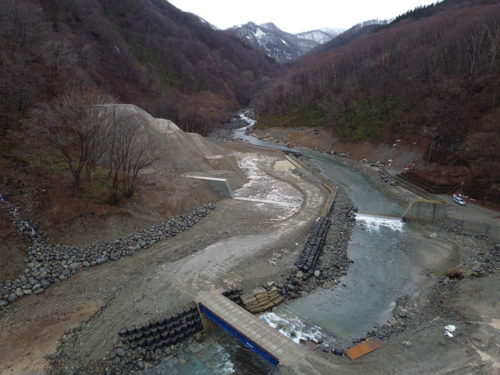 令和5年度<br>立谷沢川流域潜岩第２砂防堰堤改築工事