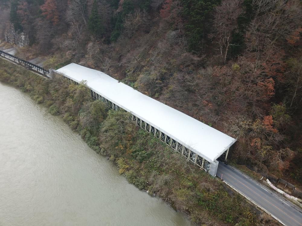 令和5年度<br>戸沢地区スノーシェッド補修工事
