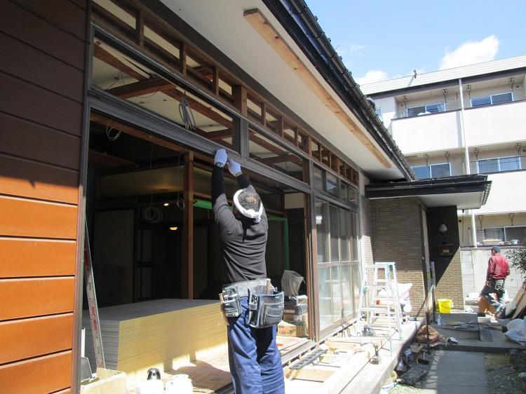 改修現場　進行中！