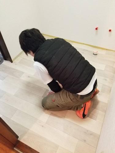 洗面室改装工事