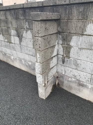 控え壁改修工事
