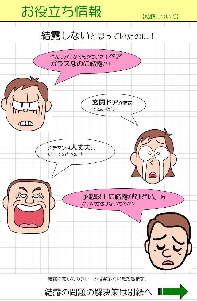 結露の問題