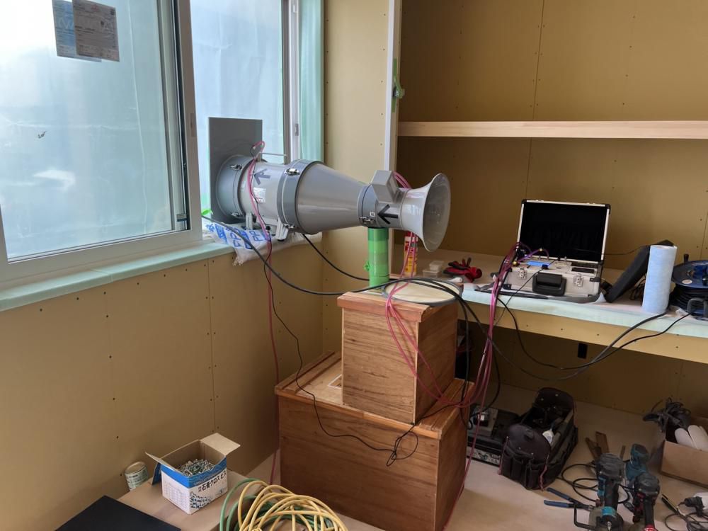 木完気密検査を行いました