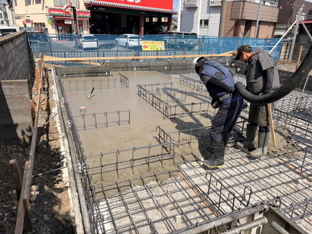 基礎工事中です