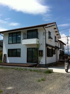 10月10日　郡山市の住宅展示場（漆喰体感バスツアー）