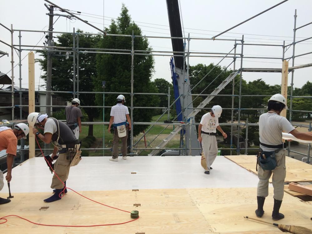 大工工事建て方に密着！