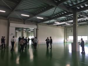 タカラの東北拠点の倉庫発表会