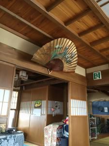 寒河江のそば屋さんの内装