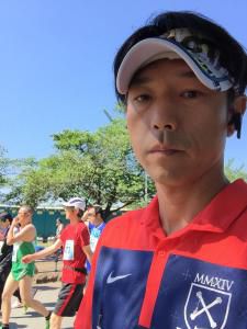 ハーフマラソンで体力の限界