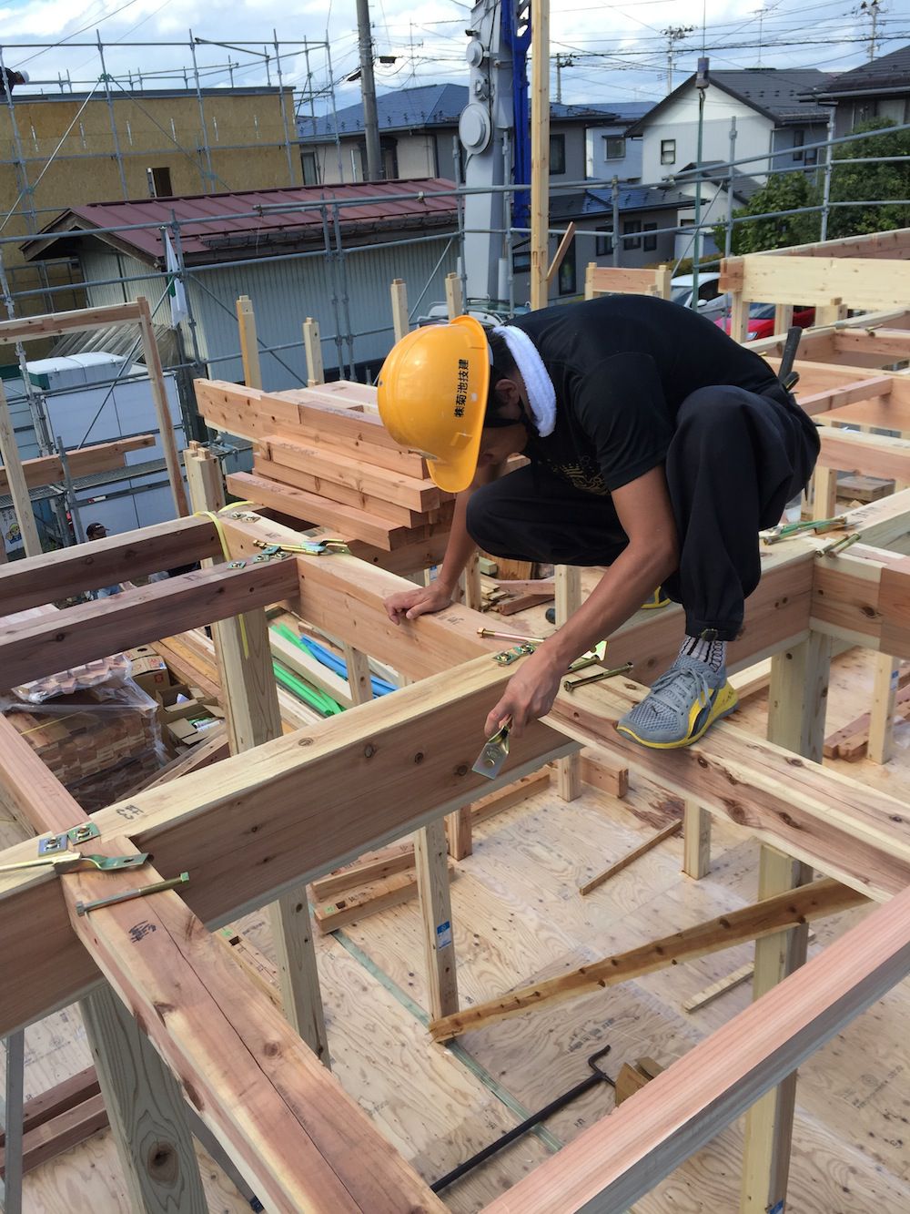現場作業に触れて