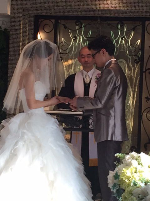 親友の結婚式に行ってまいりました。