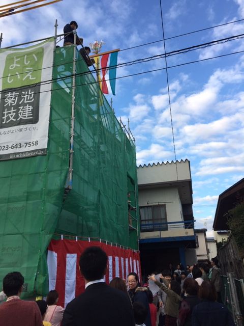 久しぶりの餅まき