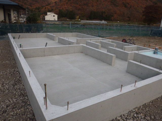 基礎工事完了