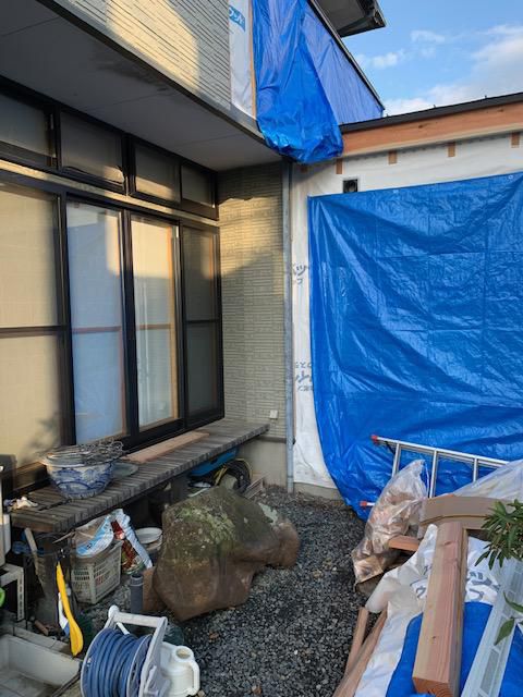 ただいま増築工事進行中