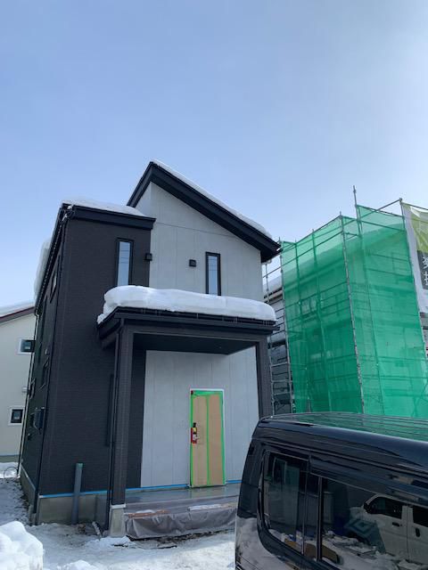 続々と足場解体です
