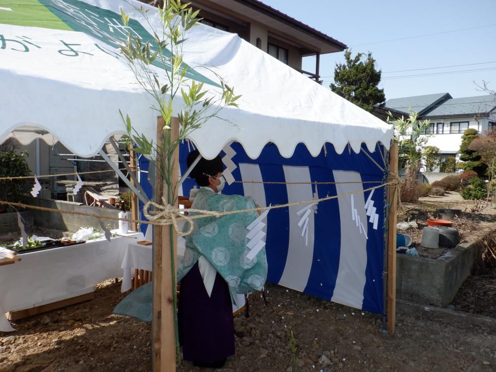 地鎮祭が執り行われました