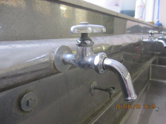 水道パッキン交換