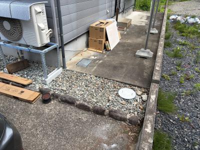 浸透式桝の設置