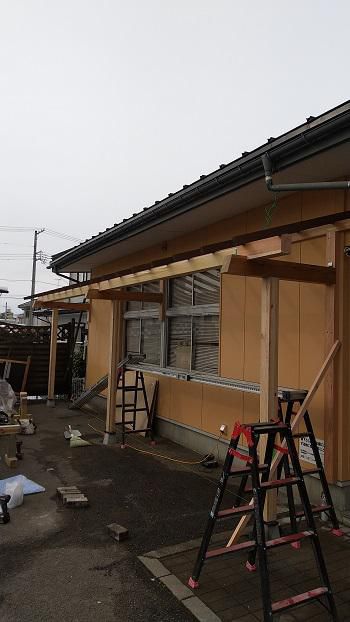 木製テラスの作成