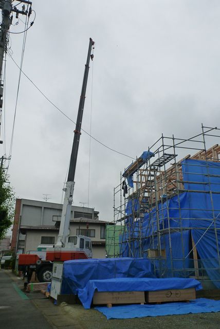建て方真っ最中！